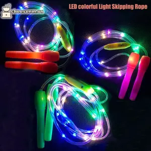 Cheenm Sáng Lên Led Nhảy Dây Trẻ Em Trẻ Em Nhảy Tập Thể Dục Trẻ Em Màu Ngẫu Nhiên VN