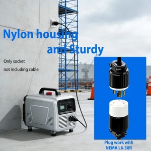 Ổ cắm khóa BTM hạng nặng L6 30P 250V 30Amp Ổ cắm nhà ở an toàn