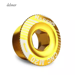 DELMER Xe Đạp Crankset Đai Ốc Cánh Tay Cố Định Bu Lông M15 / M18 / M19 / M20 Dưới Chân Đế Quay MTB Bụi Nắp Trục Khuỷu Nắp Crankset Đai Ốc Xe Đạp Leo Núi Xe Đạp Crank Cover Vít
