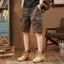 Quần short bảo hộ lao động mùa hè mới 2026 dành cho nam, dáng rộng vừa vặn với túi lớn, quần dài đến đầu gối thông thường
