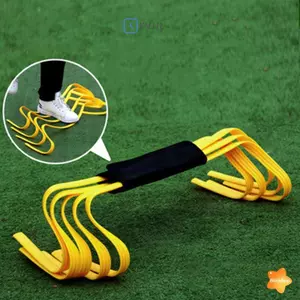 Thiết bị bóng đá Mini huấn luyện tốc độ di động Thiết bị bóng đá có thể tháo rời nhanh nhẹn Giá đỡ thang Thiết bị an toàn thể thao mới