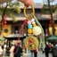 Phong Cách Mới Vàng Cổ Năm Phước Lành Xe Hoàn Hảo Móc Khóa Sang Trọng Thần Tài Hòa Bình Cát Vàng Túi Mặt Dây Chuyền
