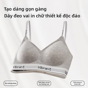 Áo ngực hỗ trợ chống trọng lực dành cho nữ, thiết kế liền mạch, hỗ trợ mềm mại, nâng ngực, tập hợp ngực, thích hợp cho phụ nữ trẻ tập Yoga và thể thao, được trang bị khóa lưng bốn tầng.