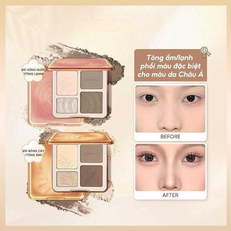 Bảng Phấn Tạo Khối JUDYDOLL – Tạo đường nét hoàn hảo, dễ blend, lâu trôi