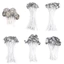 Set 100 Tim Nến, Bấc Nến đã nhúng sáp và kẹp đế sẵn, nguyên liệu làm nến bơ, nến thơm-GIOVA