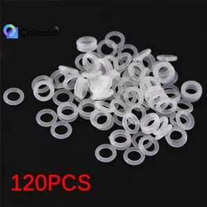 120 Cái Bộ giảm chấn công tắc chữ O bằng cao su silicon màu trắng cho bàn phím Cherry MX Đẹp