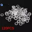 120 Cái Bộ giảm chấn công tắc chữ O bằng cao su silicon màu trắng cho bàn phím Cherry MX Đẹp