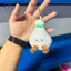 HFTOY Mới Sáng Tạo Cầu Lông Móc Khóa Lông Dễ Thương Sang Trọng Búp Bê Đồ Chơi Vui Nhộn Túi Mềm Trang Trí Mặt Dây Chuyền Bạn Bè Quà Tặng ~