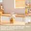 Hộp đựng kín khí cấp thực phẩm Hộp đựng nhà bếp trong suốt có cốc đo hạt Đậu bột