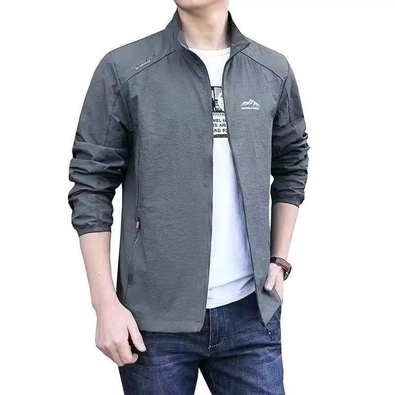 Áo khoác thể thao ngoài trời chống tia cực tím VG dành cho nam, áo gió nhẹ khô nhanh thoáng khí