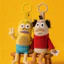 Hầu hết lời khen ngợi [Chính hãng] SpongeBob SquarePants Biqiburg Búp bê sang trọng Charm Sáng tạo Độc đáo Bierpuff Nàng tiên cá Quà tặng móc khóa búp bê nhỏ