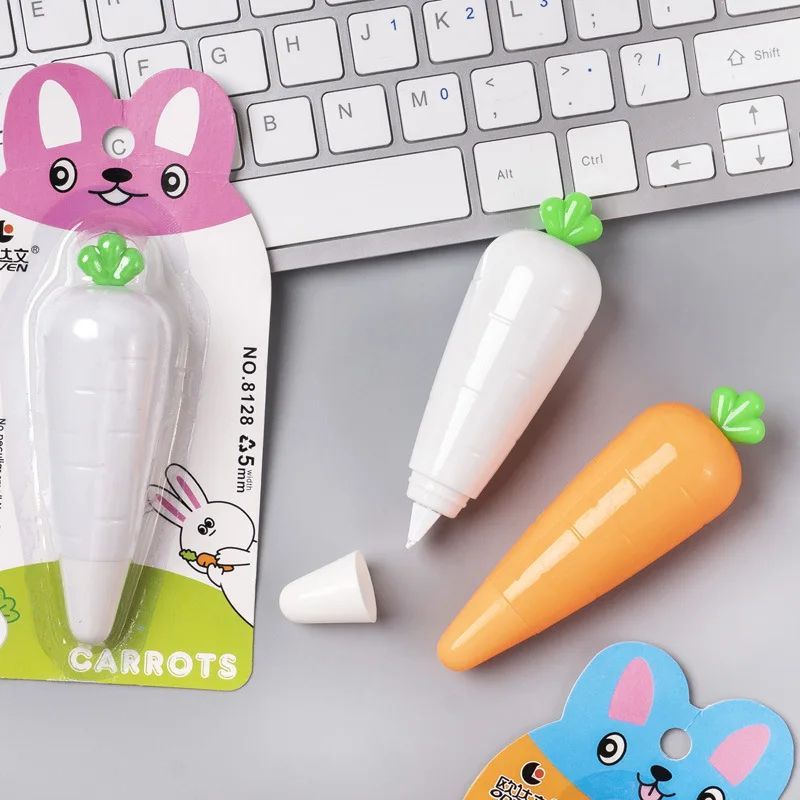 Bút xóa kéo hình cà rốt cư tê (1 cái)