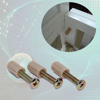 💦Phụ Kiện Cũi Hỗ Trợ Đa Năng Vít Nhựa Đai Ốc Giường Trẻ Em Bảng Bảo Quản Hỗ Trợ Giường Trẻ Em 3OAJ