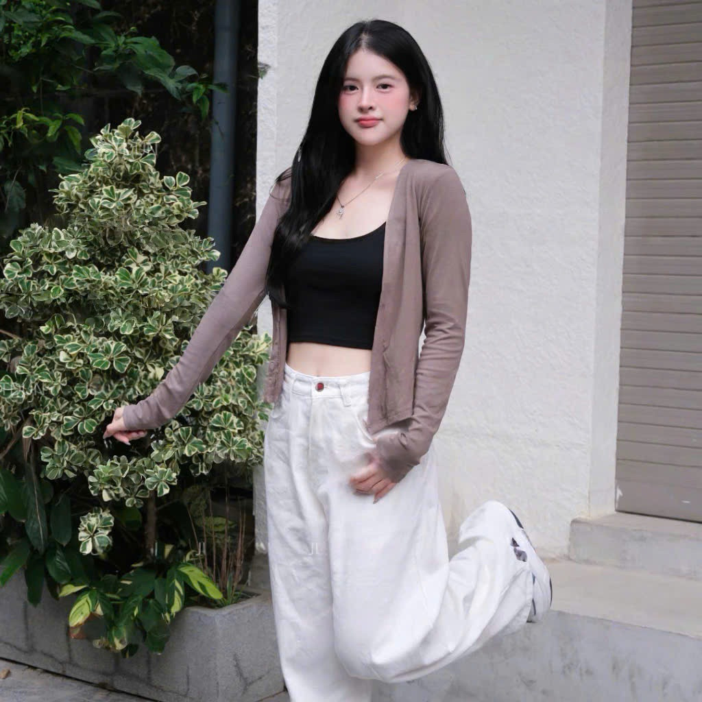 Áo Khoác Cardigan Dáng Dài cotton lông mịn KENCO clothing -M304