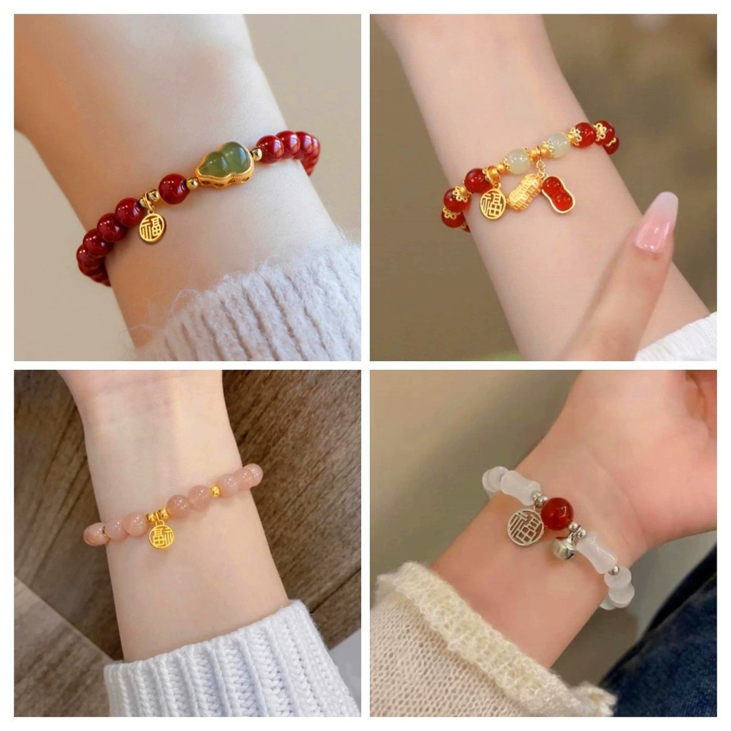 20 Chiếc Phụ Kiện Trang Sức Phong Cách Trung Hoa - Tùy Chỉnh Mặt Dây Chuyền, Vòng Tay và Bông Tai