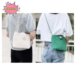 ⚡12h⚡[PNPIA] Đáy túi da 26,5 * 8cm với 4 đinh tán Túi hình bầu dục Đáy túi chống mài mòn Đáy túi chắc chắn để đan móc VN