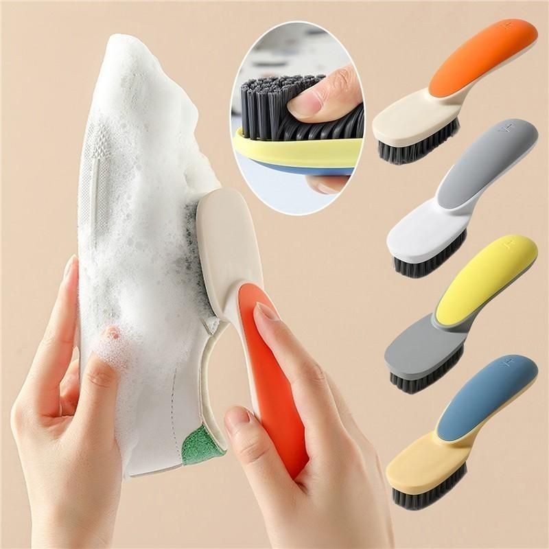 Combo 3 cái Bàn chải chà giày mini, cây cọ giày đa năng cầm tay nhỏ gọn