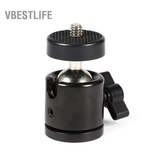 VBESTLIFE Đầu bóng xoay 360 độ Giá đỡ đầu bi mini cho chân máy ảnh 1/4 Giá đỡ đèn flash 3/8
