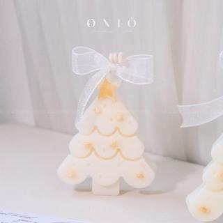 Mini Christmas Tree - Nến thơm Cây thông mini (30g - 7,5x6cm) (Thông phủ tuyết)