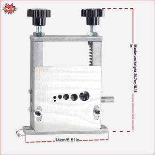 Máy tuốt dây thủ công N & X với 6 kênh 5 lưỡi Dụng cụ gọt vỏ dây khung kim loại di động để tái chế đồng phế liệu 3-17mm.
