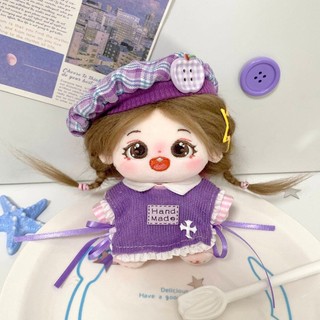 10cm Quần Áo Cho Bé Sao Biển Cơ Thể Bình Thường Cotton Búp Bê Quần Áo Labubububu Quần Áo Cho Bé Taro Puree Bobo Thiết Kế 4.3