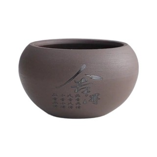 Phần còn lại Cát Tím Chậu hoa mọng nước Nhỏ có khay Hộp đựng lỗ gốm Phong cảnh Manzhu Cây xanh Đồ đá Máy tính để bàn Cây cảnh FIR