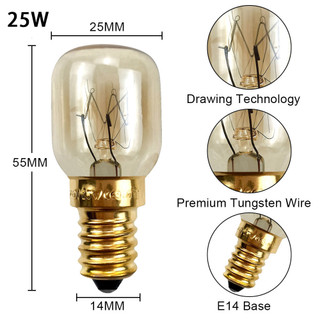 Bóng đèn Halogen SMVP AC 220-240V E14 chịu nhiệt 300°C 15W 25W ánh sáng ấm 3000K