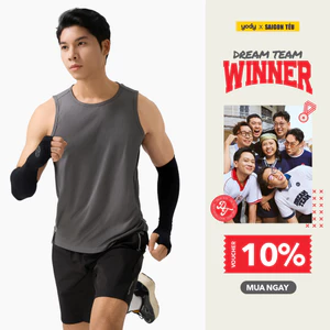 Áo ba lổ YODY tanktop nam dải chỉ xẻ tà chất liệu jacquard siêu nhẹ thấm hút khô nhanh thoải mái vận động MATA25S010