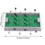 CQCJ Máy tính để bàn Foosball, Kích thước máy tính để bàn Mini Cấu trúc di động Máy bóng đá trên bàn, Thiết kế tương tác Chất liệu gỗ nhôm Loại vị trí máy tính để bàn Đồ chơi trò chơi giữa cha mẹ và con cái