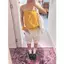 🔥 mùa hè 🔥 có hàng sẵn Áo ống lửng nữ Tay áo vest PlaceOrder Phong Cách Hàn Quốc Niche Vàng Hoa Ống Top Nữ Thiết Kế Buộc Dây Mùa Hè
