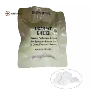 < WHPHous-t > Gạc cầm máu Kaolin 4 inch Băng chấn thương Qui Dung dịch chảy máu cho IFAK Sẵn sàng khẩn cấp ngoài trời Đẹp