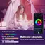 < WHPHous-t > Bóng đèn thông minh LED E27 RGB cho đèn Tuya Điều khiển WiFi / APP Bóng đèn LED Ampoule có thể điều chỉnh độ sáng 220V Điều khiển ứng dụng phòng ngủ gia đình Điều chỉnh 16 triệu màu Đẹp