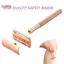 < Honeyba > Dao cạo an toàn hai cạnh cổ điển dành cho nam cạo râu & nữ Máy cạo râu thủ công có dao thay thế và giá đỡ đẹp
