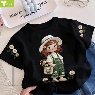 COD✅ (Hồ Chí Minh)Kids T Mall Áo phông tay ngắn In hình hoạt hình Áo Kiểu rộng và ấn tượng Trẻ em thời trang #VN62