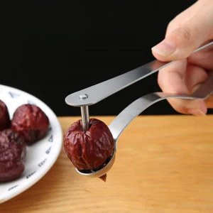 Mới Thép Không Gỉ Táo Tàu Pitter Đỏ Ngày Lõi Tẩy Nhà Bếp Trái Cây Hố Hút