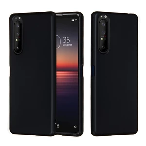Sẵn sàng giao hàng Vỏ bảo vệ toàn diện bằng silicon lỏng màu trơn chống rơi cho Sony Xperia 5 Plus / Xperia 1 II