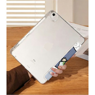 Ốp Lưng Hoạt Hình Ngủ Crayon Shin-chan iPad A16 Air 4/5/6/7/8 Pro 11 Y-fold Dành Cho iPad Gen 12 11 10 9 8 7 6 5 Mini6/7