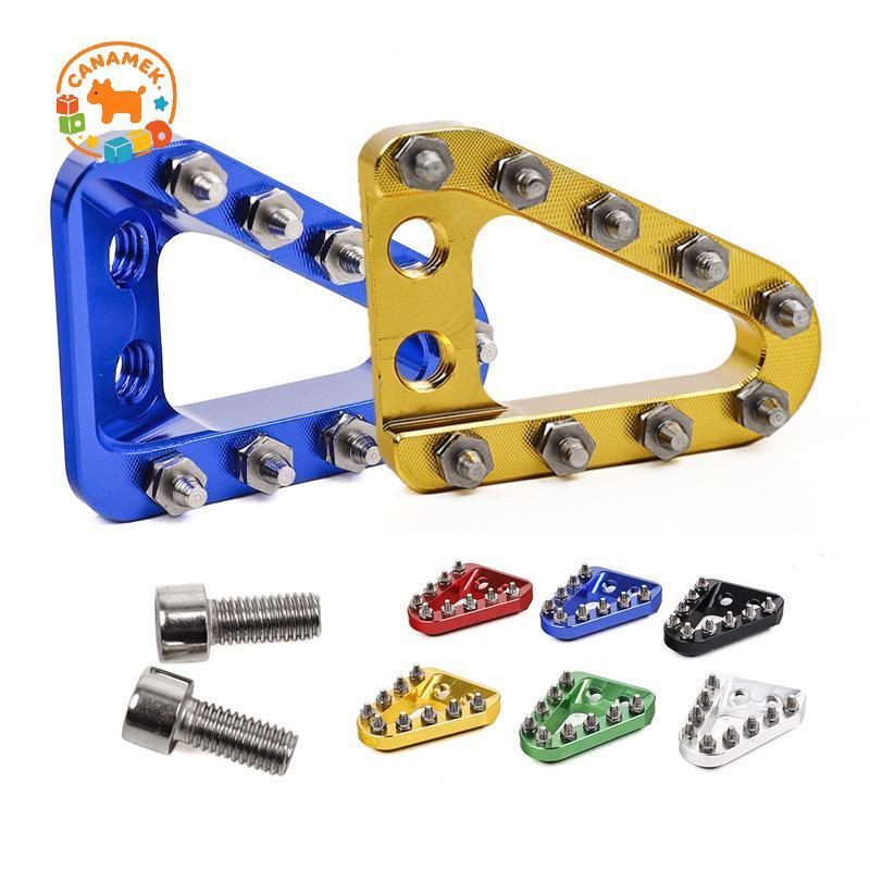 CANAMEK CNC Phanh Sau Bàn Đạp Đầu Bước Tấm Cho 125-450 Motocross Nhôm Có Thể Điều Chỉnh Hiệu Suất Cao Phụ Kiện CSF