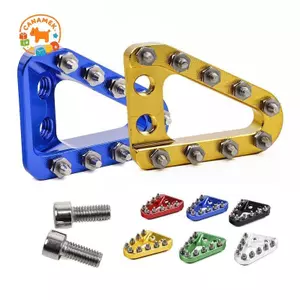 CANAMEK CNC Phanh Sau Bàn Đạp Đầu Bước Tấm Cho 125-450 Motocross Nhôm Có Thể Điều Chỉnh Hiệu Suất Cao Phụ Kiện CSF