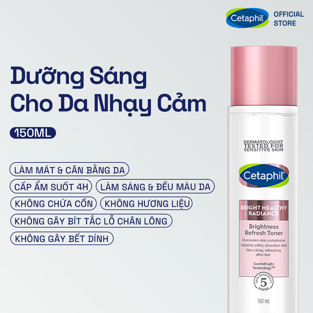 [HANNAH x CETAPHIL] Nước cân bằng làm sáng dịu lành cho da nhạy cảm CETAPHIL Bright Healthy Radiance Toner 150ml