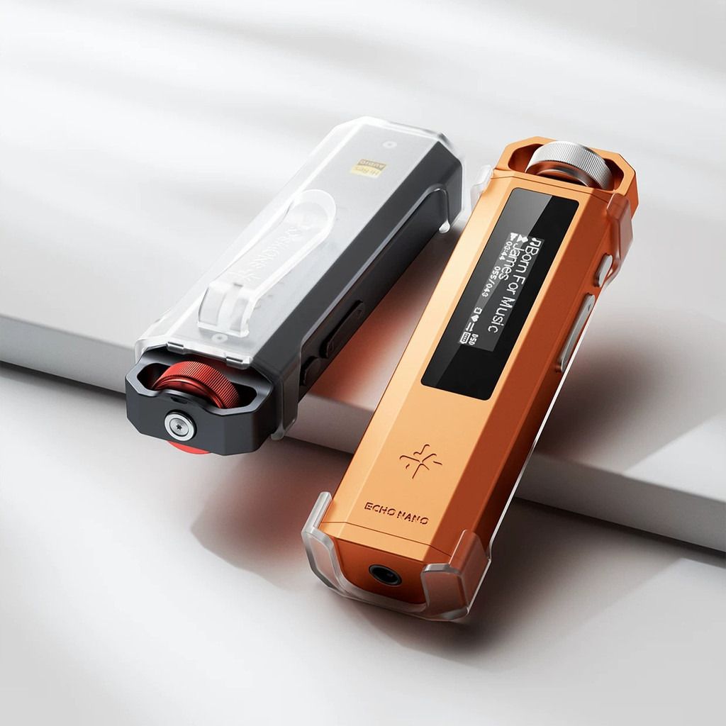 FiiiO NEST ECHO NANO TPU Cover Mini Máy nghe nhạc cầm tay MP3 Kẹp lưng trong suốt cho ECHO-NANO DAC