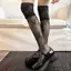 PNPIA- Fishnet Sos JK Thời Trang 1 Cặp Chất Liệu Mỏng Rỗng Ren Cạnh Bê Sos Hợp Thời Trang Cho Trường Nữ Đồng Phục Nhìn
