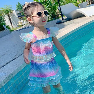 Bé Gái Chia Đồ Bơi Siêu Cổ Tích Trẻ Em Đồ Bơi Mùa Hè Cô Gái Nàng Tiên Cá Đuôi Thời Trang Cho Bé Đồ Bơi Công Chúa WJG