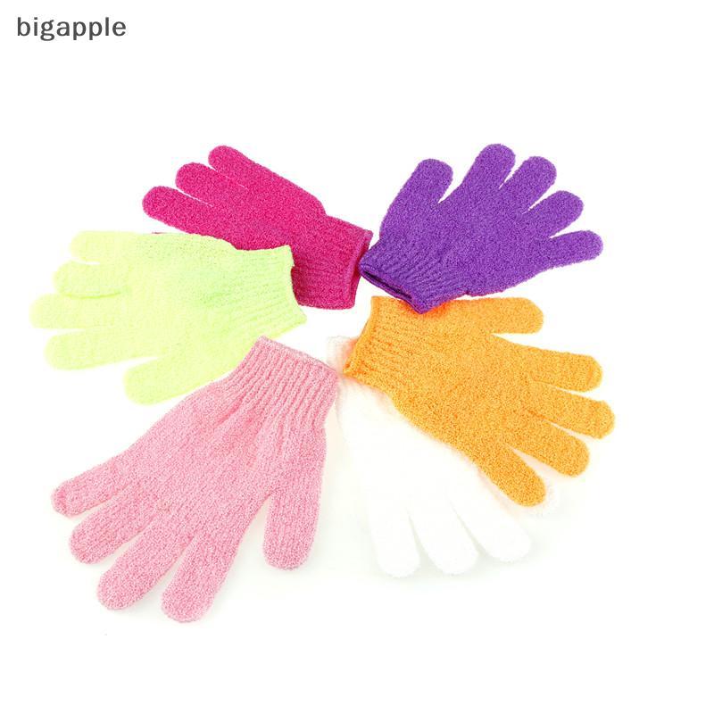 Bigapple Body Sponge Bath Massage Of Tắm Găng Tay Tẩy Tế Bào Chết Găng tay đi tắm RDG