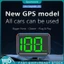 Universal HUD Head Up Display Đồng hồ tốc độ kỹ thuật số Đồng hồ tốc độ GPS KMH MPH Máy dò tốc độ phông chữ lớn Cắm và chạy cho ô tô, xe tải, phụ kiện an toàn lái xe