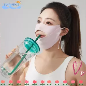 Mặt chạy bộ và đi xe đạp ngoài trời EBINLANDS, thể hiện tai treo mũi và miệng Mặt mùa hè, thể thao kiểu ngăn chống tia cực tím
