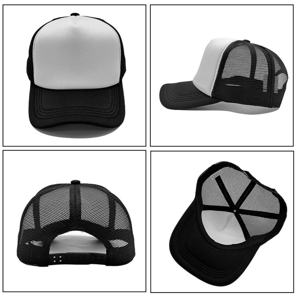 Mũ Snapback TRACELIOIAN, Mũ bóng chày lưới thoáng khí, Mũ quảng cáo màu trơn có thể điều chỉnh thông thường