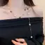 Kudosation Thời Trang Nữ Trang Sức Ngọc Trai Hạt Nelace Áo Len Dài Dây Xích Nelace Cho Nữ Đầm Phụ Kiện Quà Tặng Đẹp