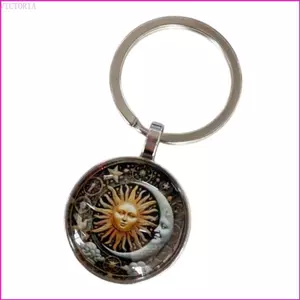 Móc khóa hợp kim kẽm VIC có giọng cổ điển bao gồm Star Moon và Sun God để tăng cường hàng ngày