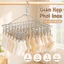 Giàn Phơi Kẹp Inox Nhiều Kẹp GADI, Tích Hợp Chốt Cài Chống Gió Thổi Bay Rơi Móc Treo Tất Vớ